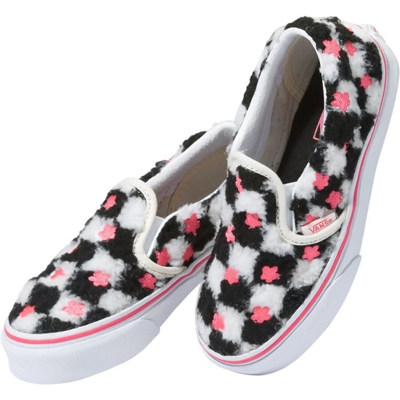 Vans Shoes - Vans Black and Pink Checkered Women's Shoes